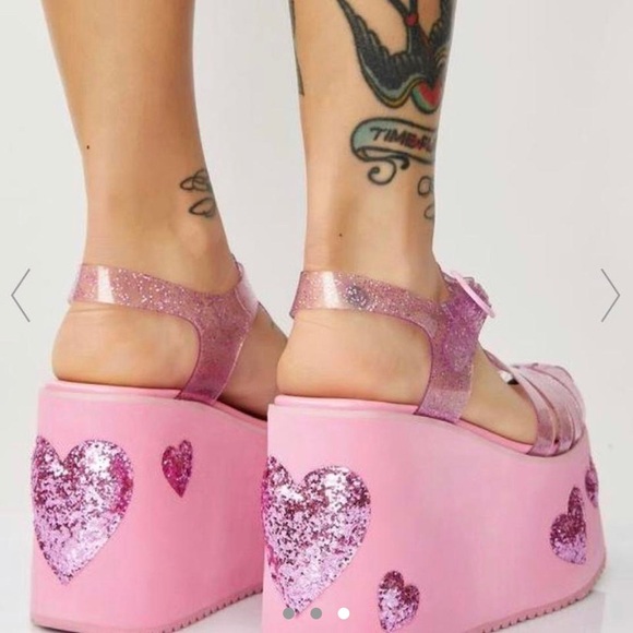Sugar Thrillz Shoes - MILLION DOLLAR BABY JELLY PLATFORMS